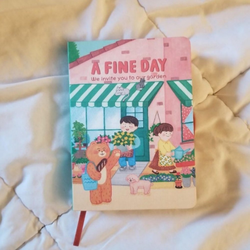 NEW RARE DIY Korean Illustration Calendar Diary Journal